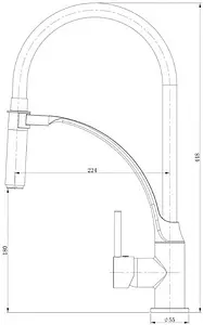 Смеситель для кухни Lemark Soul хром/чёрный LM6007C Смеситель для кухни Lemark Soul хром/чёрный LM6007C, 2