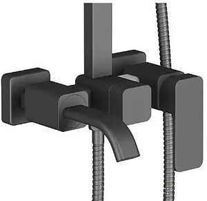 Душевая система со смесителем для ванны Timo Selene чёрный матовый SX-1013/03 Душевая система со смесителем для ванны Timo Selene чёрный матовый SX-1013/03, 4