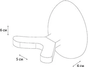 Крючок двойной Grampus Briz хром GR-3005, 2