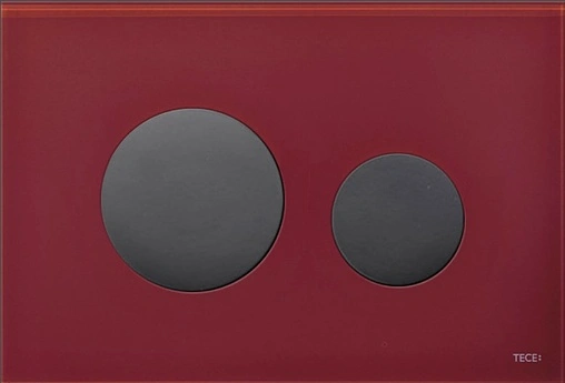 Клавиша смыва для унитаза TECEloop Modular кнопки/черный матовый, стекло на выбор
