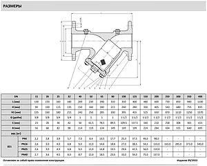 Фильтр магнитный сетчатый Ду40 ZETKAMA 821A040C70 Фильтр магнитный сетчатый Ду40 ZETKAMA 821A040C70, 2