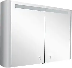 Шкаф-зеркало Am.Pm Sensation 100 серый шелк M30MCX1001FG Шкаф-зеркало Am.Pm Sensation 100 серый шелк M30MCX1001FG, 1