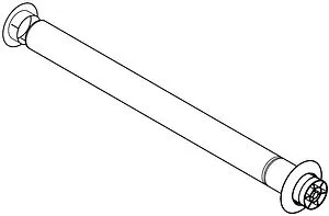 Коаксиальная труба Ø 80мм L=1000мм с наконечником Protherm 0020199438, 1