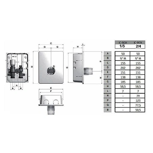 Комплект для регулирования теплого пола Valtec ICBox VT.ICBOX.4.0