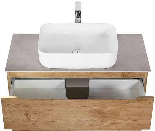 Тумба-умывальник подвесная BelBagno ETNA 100 Rovere Nature ETNA-1000-2C-SO-RN-P+