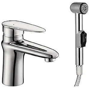 Смеситель для раковины с гигиеническим душем Lemark Status хром LM4416C Смеситель для раковины с гигиеническим душем Lemark Status хром LM4416C, 1