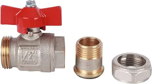 Кран шаровый с американкой ½&quot;в x ½&quot;н Itap Ideal 0980012