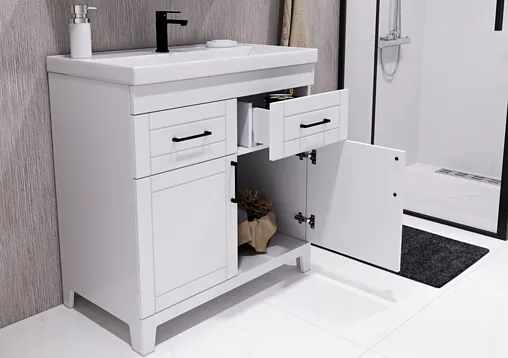 Тумба-умывальник напольный Домино Charlie 80 белый DCh2501T+4627173210188