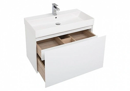 Тумба под умывальник подвесная Aquanet Йорк 85 белый 00202092