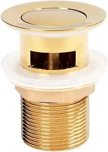 Выпуск автоматический для раковины с переливом IDDIS Cloud золото CLOG000i88 Выпуск автоматический для раковины с переливом IDDIS Cloud золото CLOG000i88, 1