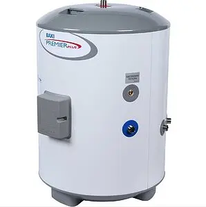 Бойлер косвенного нагрева с возможностью установки ТЭНа Baxi Premier plus 100 (30 кВт) 95805093, 1