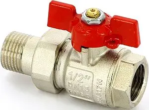 Кран шаровый с американкой ½&quot;в x ½&quot;н Uni-fitt 113T2000, 1