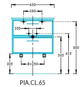Тумба-умывальник подвесная Kerama Marazzi Piano Classic 65 ясень белый PIA.CL.65\WHT.M+PI.wb.65 Тумба-умывальник подвесная Kerama Marazzi Piano Classic 65 ясень белый PIA.CL.65\WHT.M+PI.wb.65, 2