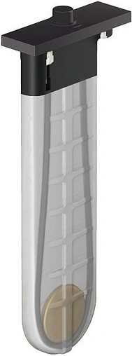 Подключение лейки на борт ванны Hansgrohe sBox Square чёрный матовый 28010670