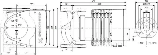 Насос циркуляционный Grundfos MAGNA1 50-180 F 99221338