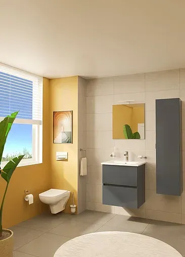 Клавиша смыва для унитаза VitrA Root Square 740-2380 хром матовый