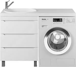 Тумба-умывальник напольная Uperwood Tanos 120 L белый 291021009 Тумба-умывальник напольная Uperwood Tanos 120 L белый 291021009, 1