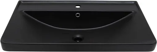 Раковина Aquanet Ирис 80 черный матовый 00329249