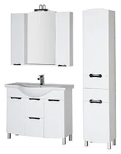 Шкаф-зеркало Aquanet Асти 105 белый 178242, 5