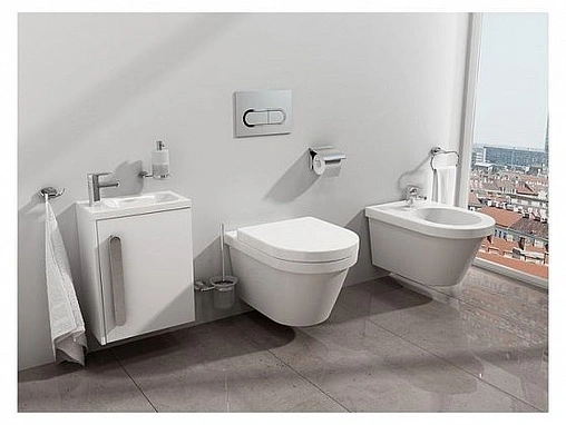 Клавиша смыва для унитаза Ravak Chrome X01454 кнопки/сатин, рамка/хром глянцевый