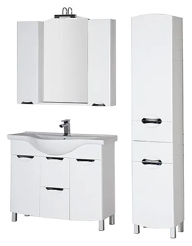 Шкаф-зеркало Aquanet Асти 105 белый 178242