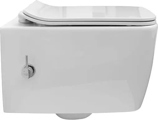 Унитаз подвесной безободковый с функцией биде и встроенным смесителем Allen Brau Liberty белый 4.33009.20