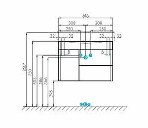 Тумба под умывальник подвесная Aquaton Беверли 65 белый 1A235301BV010 Тумба под умывальник подвесная Aquaton Беверли 65 белый 1A235301BV010, 2