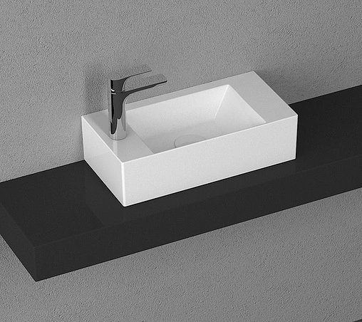 Тумба-умывальник подвесная ISVEA Pro 51 белый 21SFS011050I+10SF50051SV