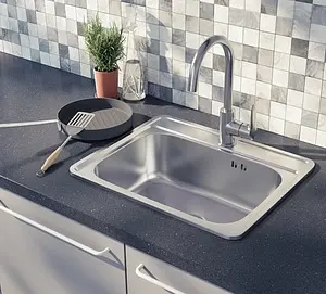 Мойка кухонная IDDIS Barse 53 сатин BAR53S0i77, 4