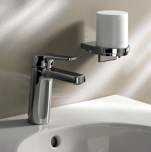 Дозатор для жидкого мыла Keuco Collection Moll белый/хром 12752010100