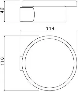 Мыльница Aquatek Лира чёрный матовый AQ4403MB Мыльница Aquatek Лира чёрный матовый AQ4403MB, 2