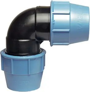 Уголок компрессионный соединительный 63мм x 63мм Unidelta 1006064000 Уголок компрессионный соединительный 63мм x 63мм Unidelta 1006064000, 1