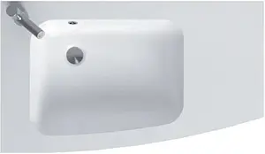 Раковина Jacob Delafon Nova 80 L белый матовый EB1884RU-DE1 Раковина Jacob Delafon Nova 80 L белый матовый EB1884RU-DE1, 1