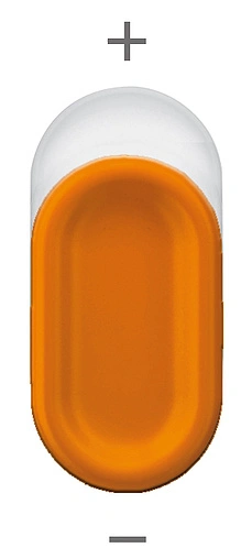 Лейка ручного душа Grohe Rainshower Icon хром/оранжевый 27444000
