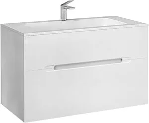 Тумба под умывальник подвесная Jorno Modul 100 белый Mоl.01.97/P/W Тумба под умывальник подвесная Jorno Modul 100 белый Mоl.01.97/P/W, 1