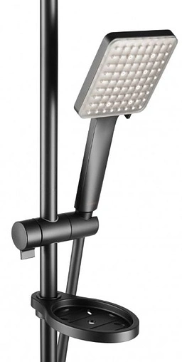 Душевая стойка Swedbe Hermes чёрный матовый 5112B