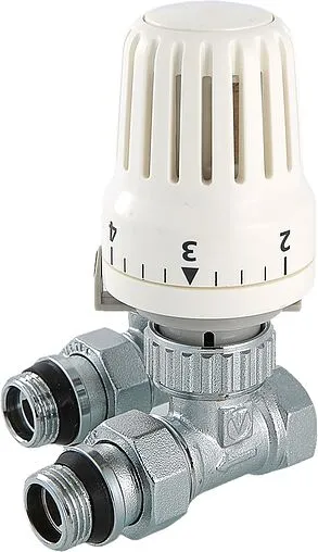 Комплект вентилей терморегулирующих прямых ½" в/н Valtec VT.046.N.04 Комплект вентилей терморегулирующих прямых ½" в/н Valtec VT.046.N.04