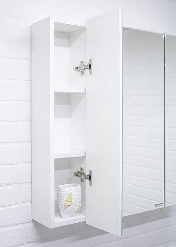 Шкаф-зеркало Домино Оскар 70 белый DI44179HZ