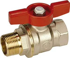 Кран шаровый ⅜"в x ⅜"н Giacomini R914X022 Кран шаровый ⅜"в x ⅜"н Giacomini R914X022, 1