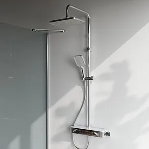 Душевая система с термостатом для душа Am.Pm Func хром F078F200 Душевая система с термостатом для душа Am.Pm Func хром F078F200, 3