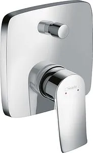 Смеситель для ванны скрытого монтажа Hansgrohe Metris хром 31451000, 1