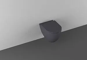 Унитаз подвесной безободковый Allen Brau Reality антрацит 4.32006.AN Унитаз подвесной безободковый Allen Brau Reality антрацит 4.32006.AN, 3