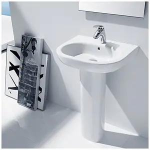 Раковина Roca Meridian 65 белый 327241000 Раковина Roca Meridian 65 белый 327241000, 5