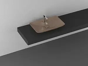 Раковина ISVEA SistemaY Clear 65 коричневый 10SY50065SV-2H Раковина ISVEA SistemaY Clear 65 коричневый 10SY50065SV-2H, 3