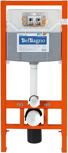 Инсталляция для подвесного унитаза Set 3 в 1 BelBagno BB001-120/BB007-PR-NERO.M с кнопкой черный матовый Инсталляция для подвесного унитаза Set 3 в 1 BelBagno BB001-120/BB007-PR-NERO.M с кнопкой черный матовый