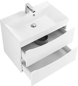 Тумба-умывальник подвесная BelBagno MARINO 75 Bianco Opaco MARINO-750-2C-SO-BO-P+BB750/450-LV-MR-PR, 5