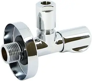 Вентиль регулирующий угловой ½"н x ⅜"н x 10ц хром Uni-fitt 186L2500 Вентиль регулирующий угловой ½"н x ⅜"н x 10ц хром Uni-fitt 186L2500, 1