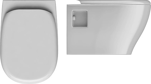 Унитаз подвесной ISVEA Soluzione II белый 10MY02001