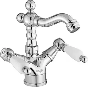 Смеситель для биде Fiore Coloniale хром/белый 02CR0635 Смеситель для биде Fiore Coloniale хром/белый 02CR0635, 1