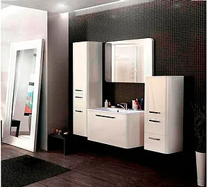 Зеркало с подсветкой Aquaton Валенсия 90 с подогревом 1A124202VA010, 5